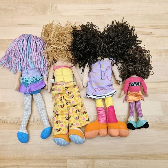 Groovy Girls Dolls Lot of 4 Harper Kami Yvette Maddie Mermaid Original Outfits - Picture 3 of 9